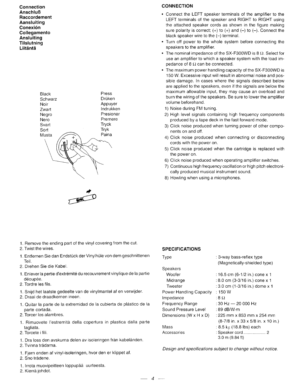 JVC SX-F300WD User Manual | Page 4 / 8