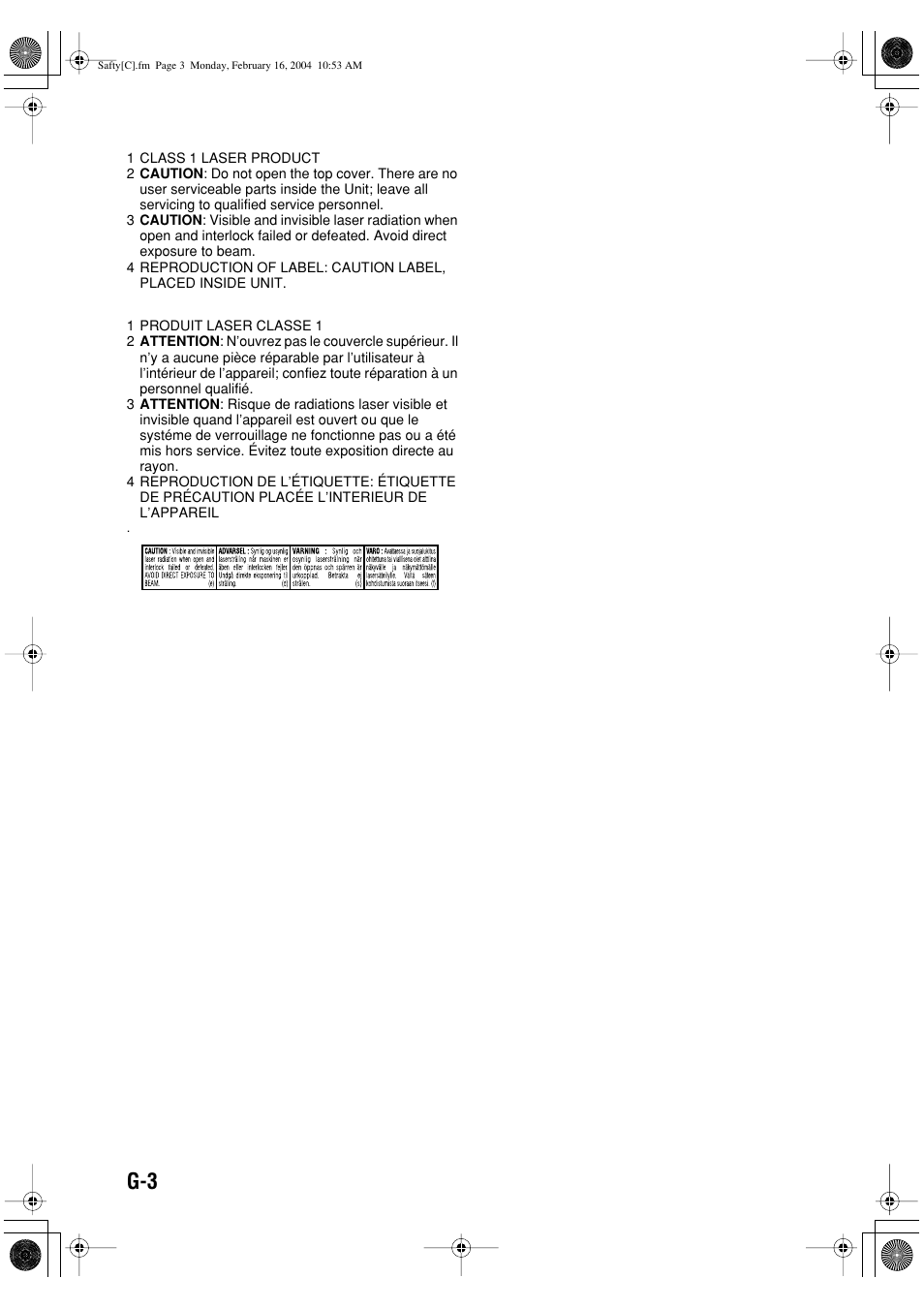 JVC FS-P400 User Manual | Page 4 / 29