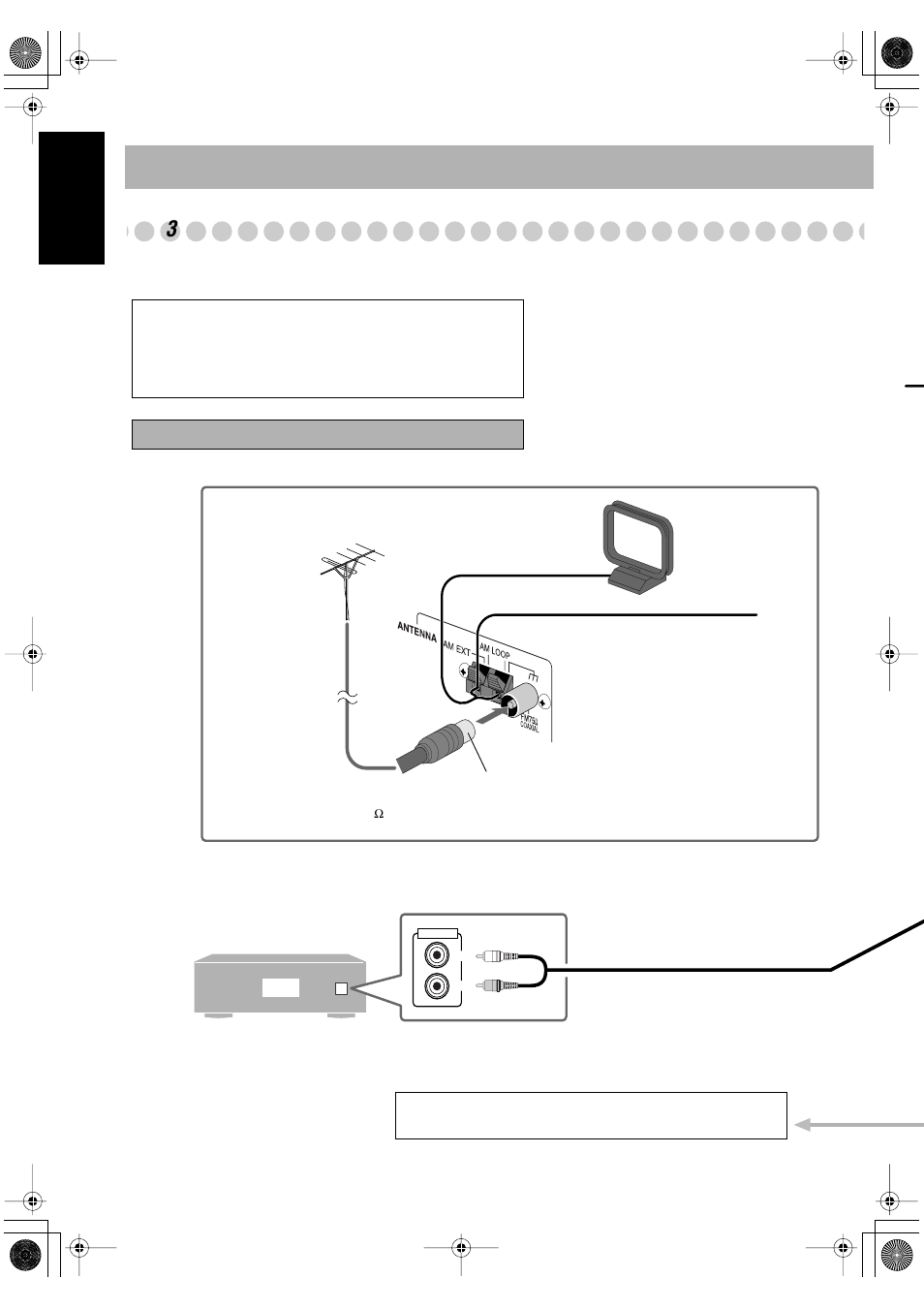 English step, Hook up | JVC FS-P400 User Manual | Page 8 / 29