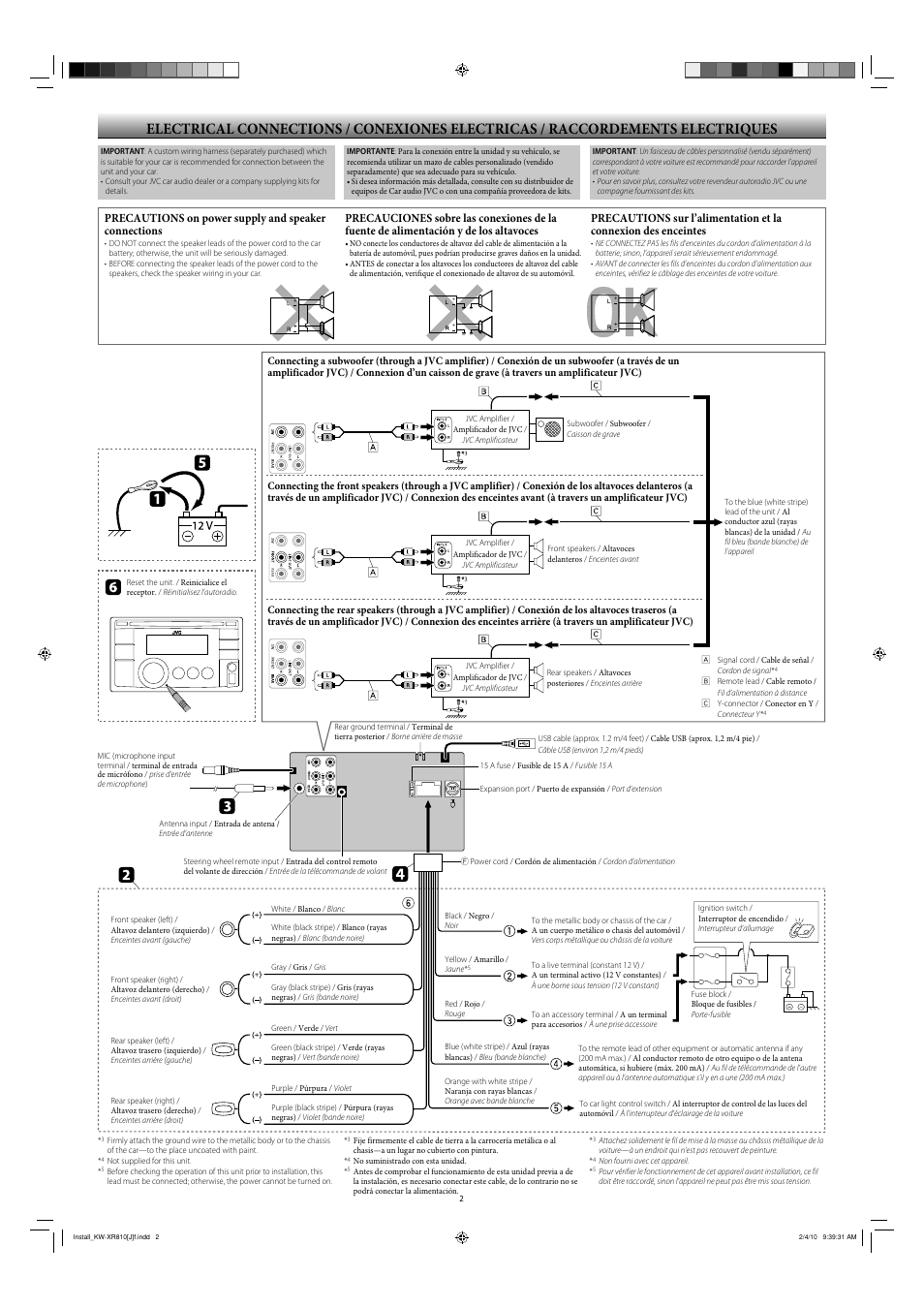 JVC GET0661-002A User Manual | Page 2 / 4
