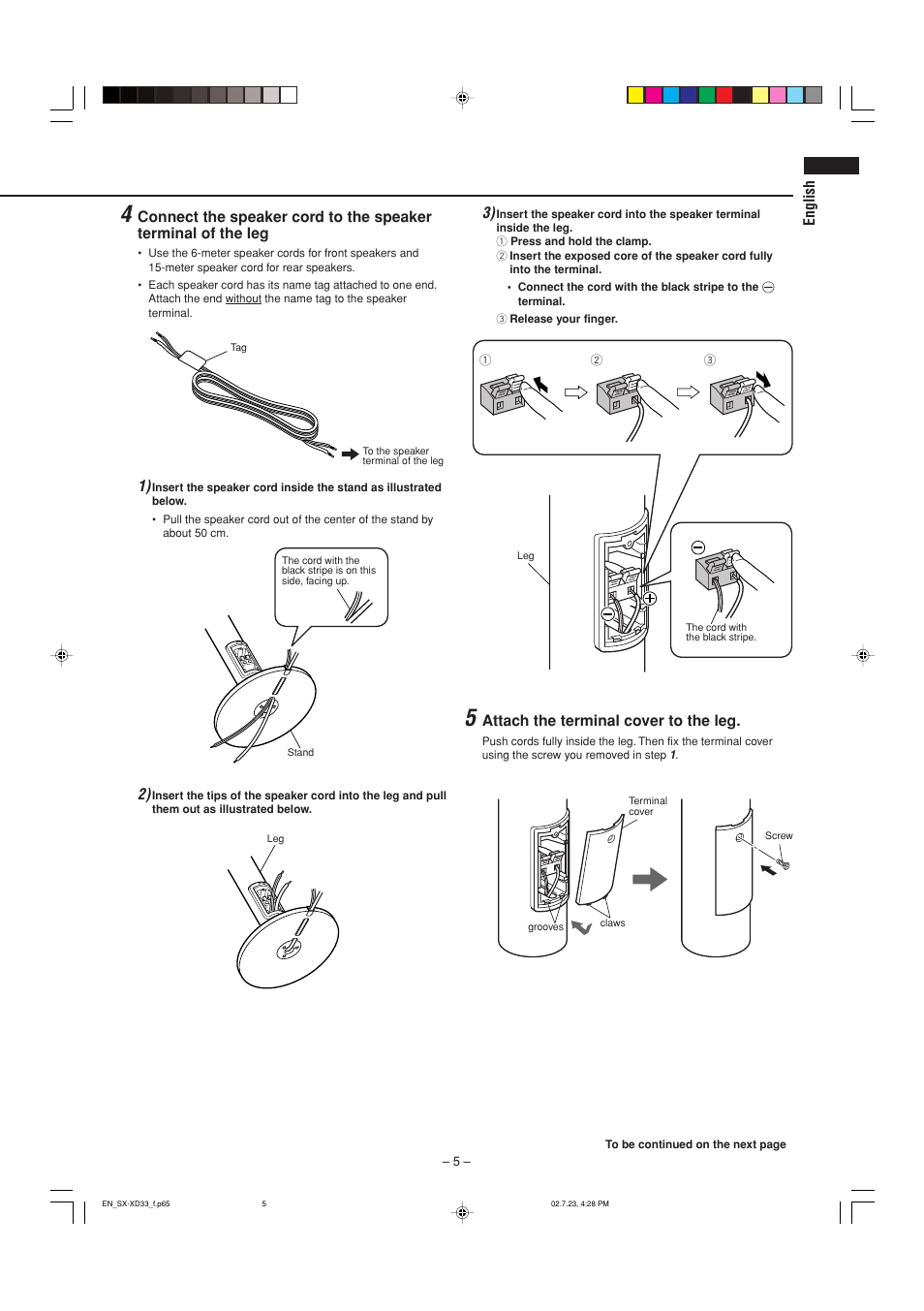 JVC SX-XDC33 User Manual | Page 5 / 9