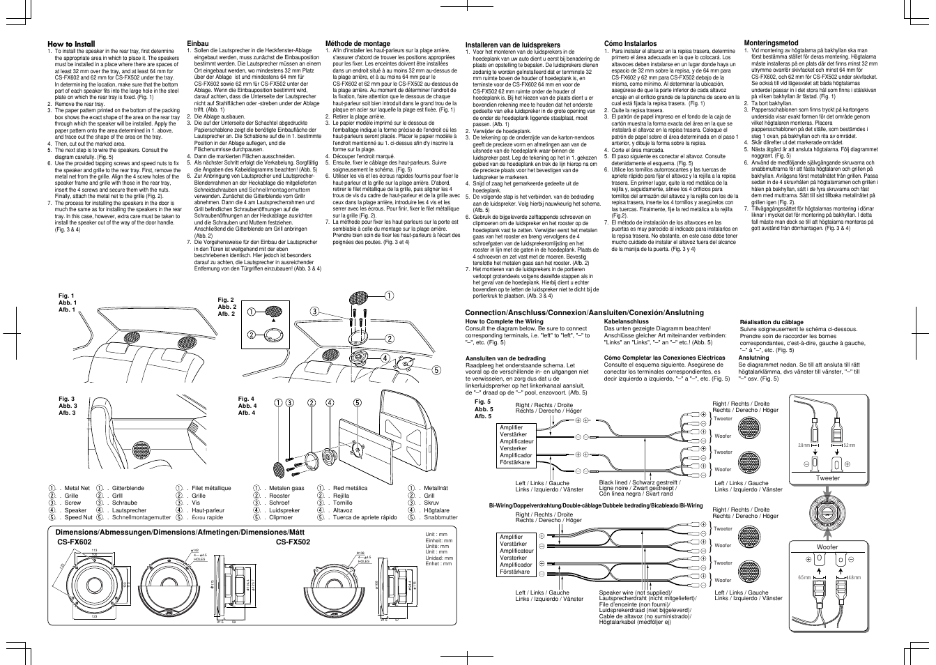 JVC CS-FX502 User Manual | Page 2 / 2