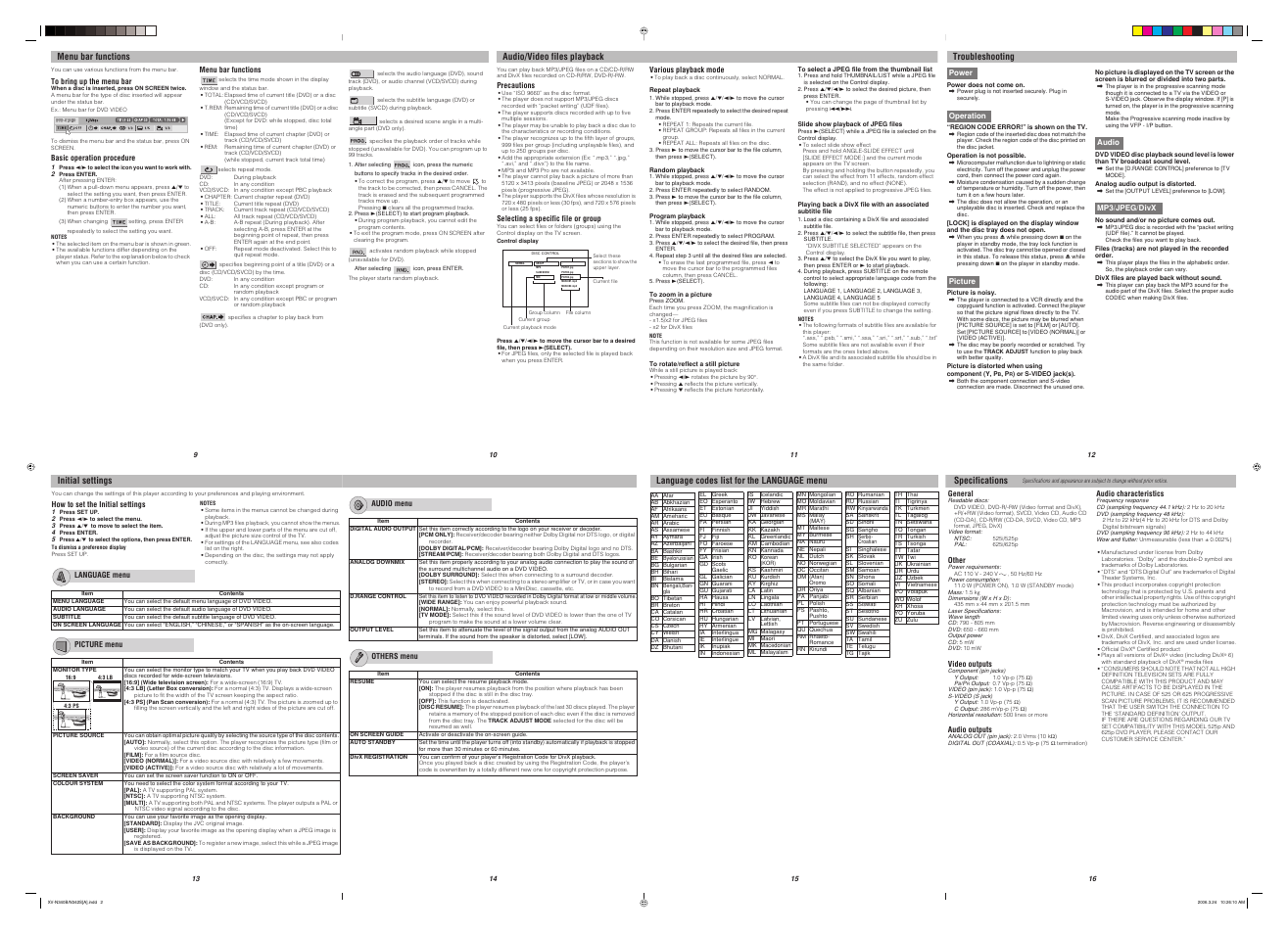 Back | JVC XV-N342S User Manual | Page 2 / 2