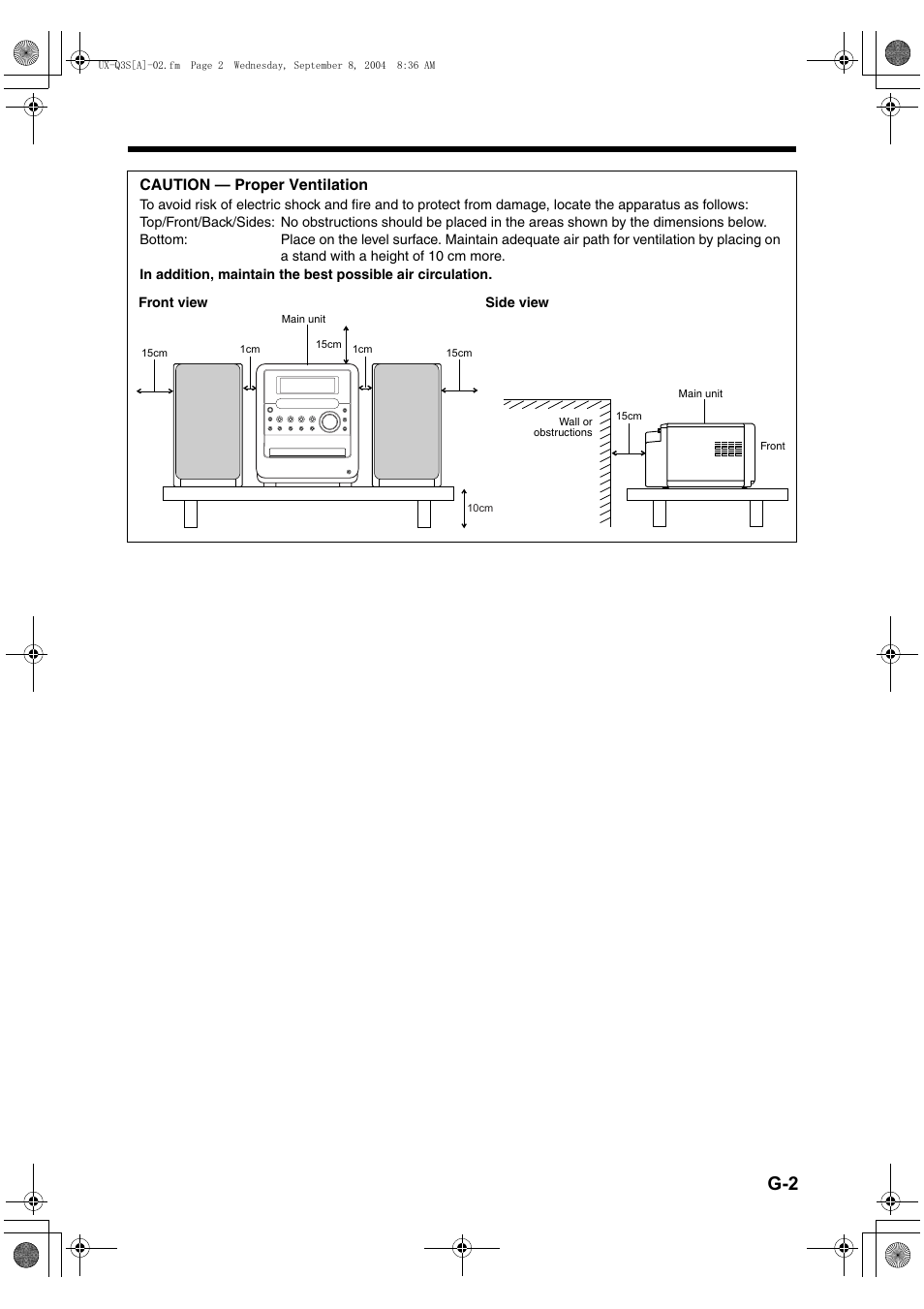 JVC CA-UXQ3S User Manual | Page 3 / 32