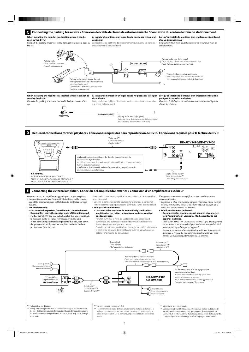 JVC KD-ADV5490 User Manual | Page 5 / 6