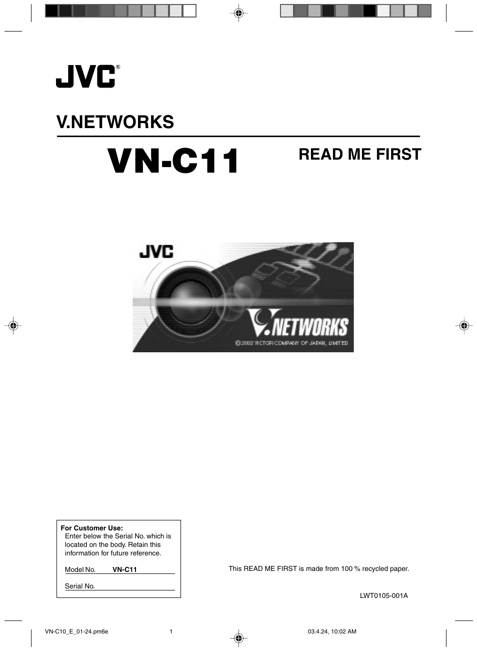 JVC VN-C11 User Manual | 32 pages