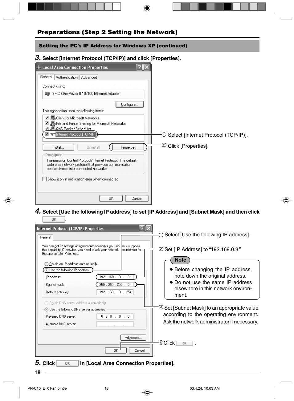 JVC VN-C11 User Manual | Page 18 / 32