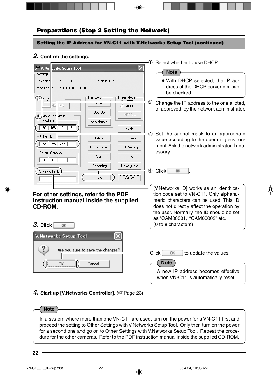 JVC VN-C11 User Manual | Page 22 / 32