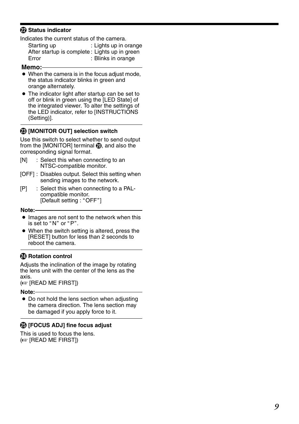 JVC VN-V235U User Manual | Page 9 / 18