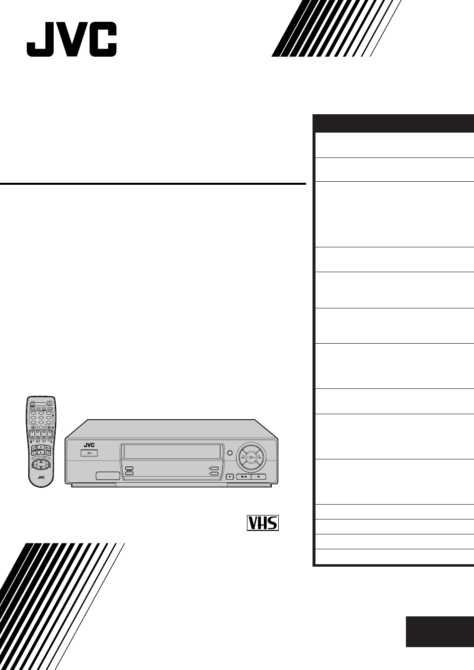 JVC HR-J260EU User Manual | 44 pages