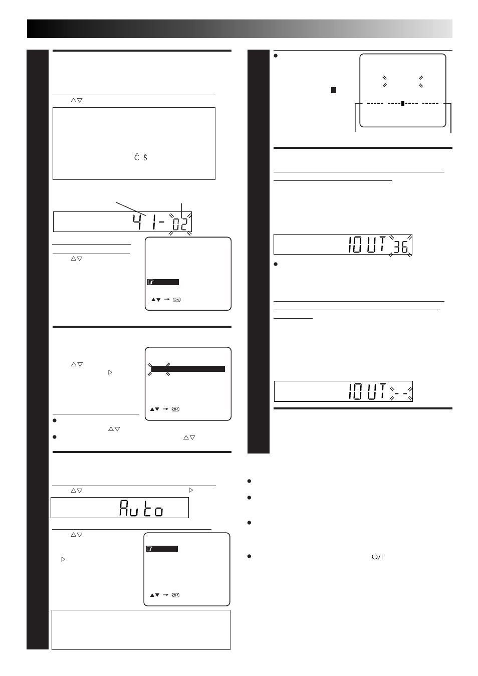 Confirm/set video channel, Finish auto set up, Select language | Set date and time, Perform auto set up | JVC HR-J260EU User Manual | Page 5 / 44