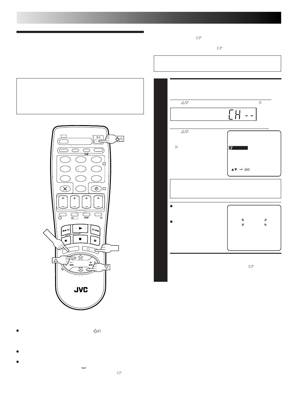 Preset download, Initial settings (cont.), Perform preset download | Set video channel | JVC HR-J260EU User Manual | Page 6 / 44