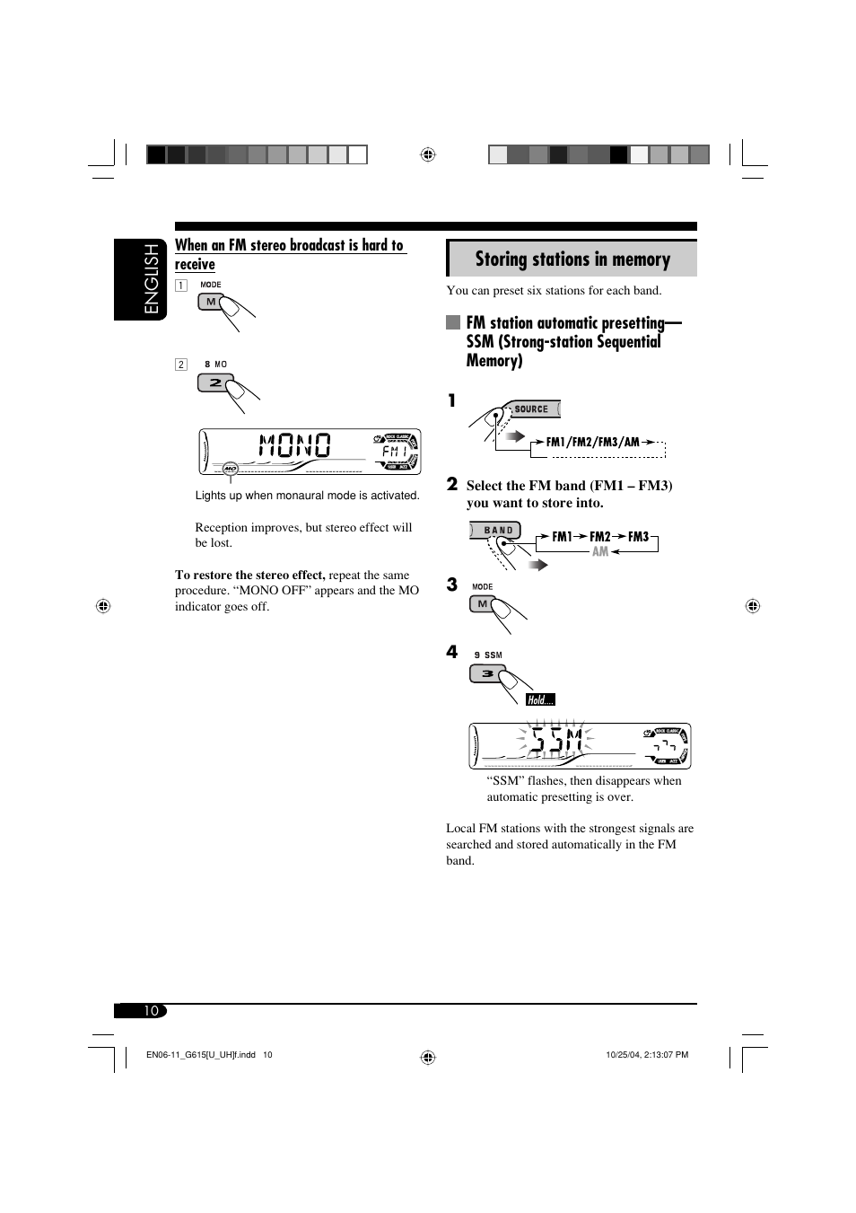 JVC KD-G615 User Manual | Page 10 / 36
