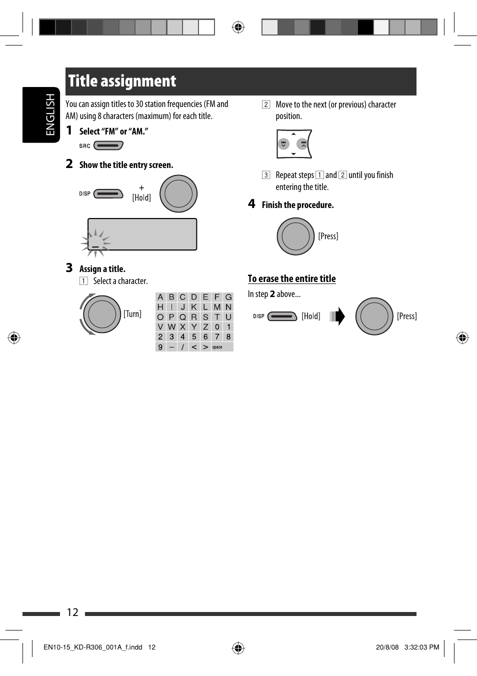 Title assignment | JVC KD-R303 User Manual | Page 106 / 148