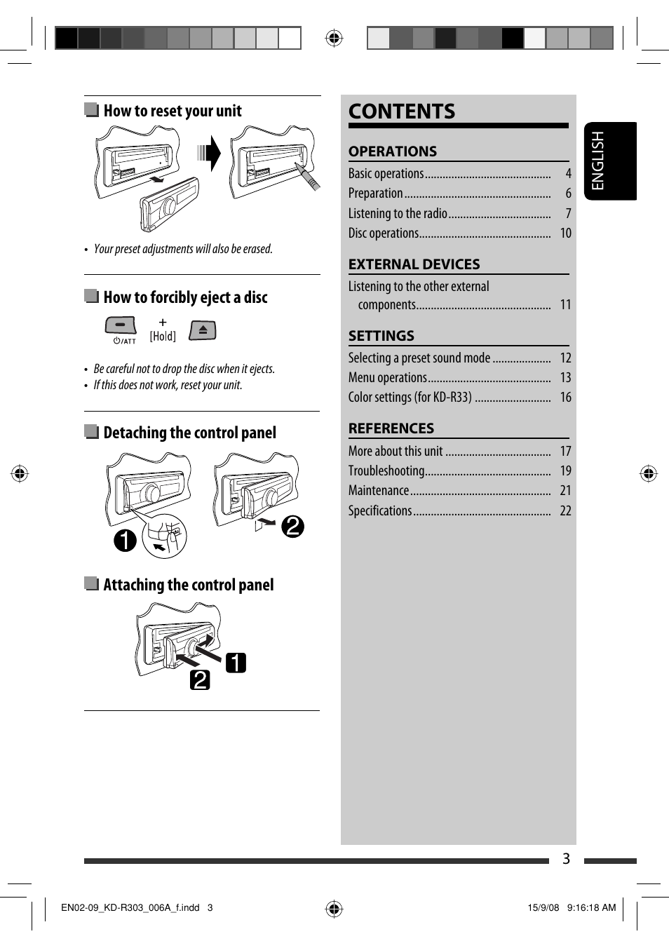 JVC KD-R303 User Manual | Page 29 / 148