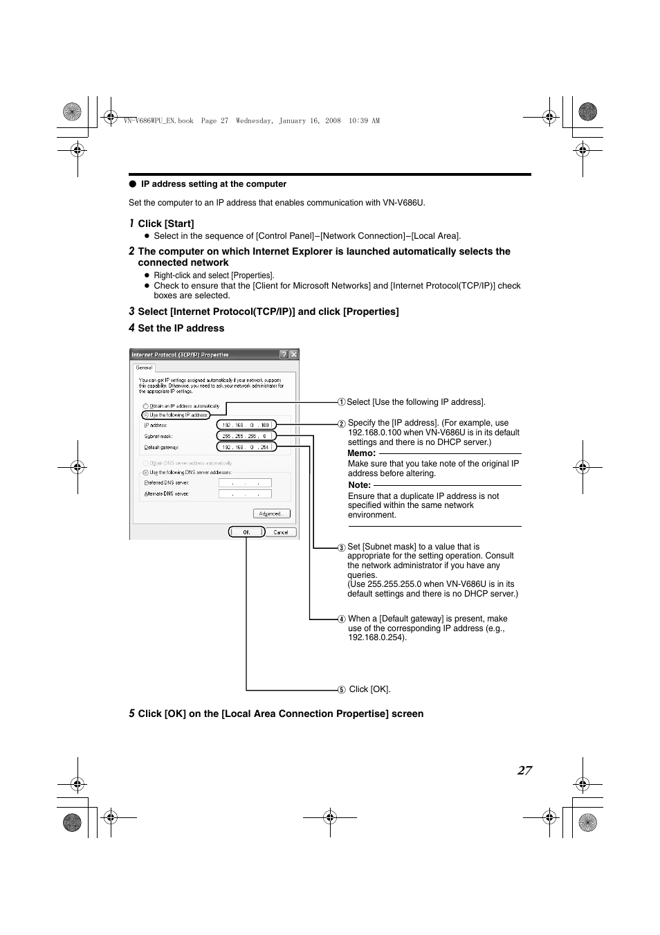 JVC VN-V686U User Manual | Page 27 / 44