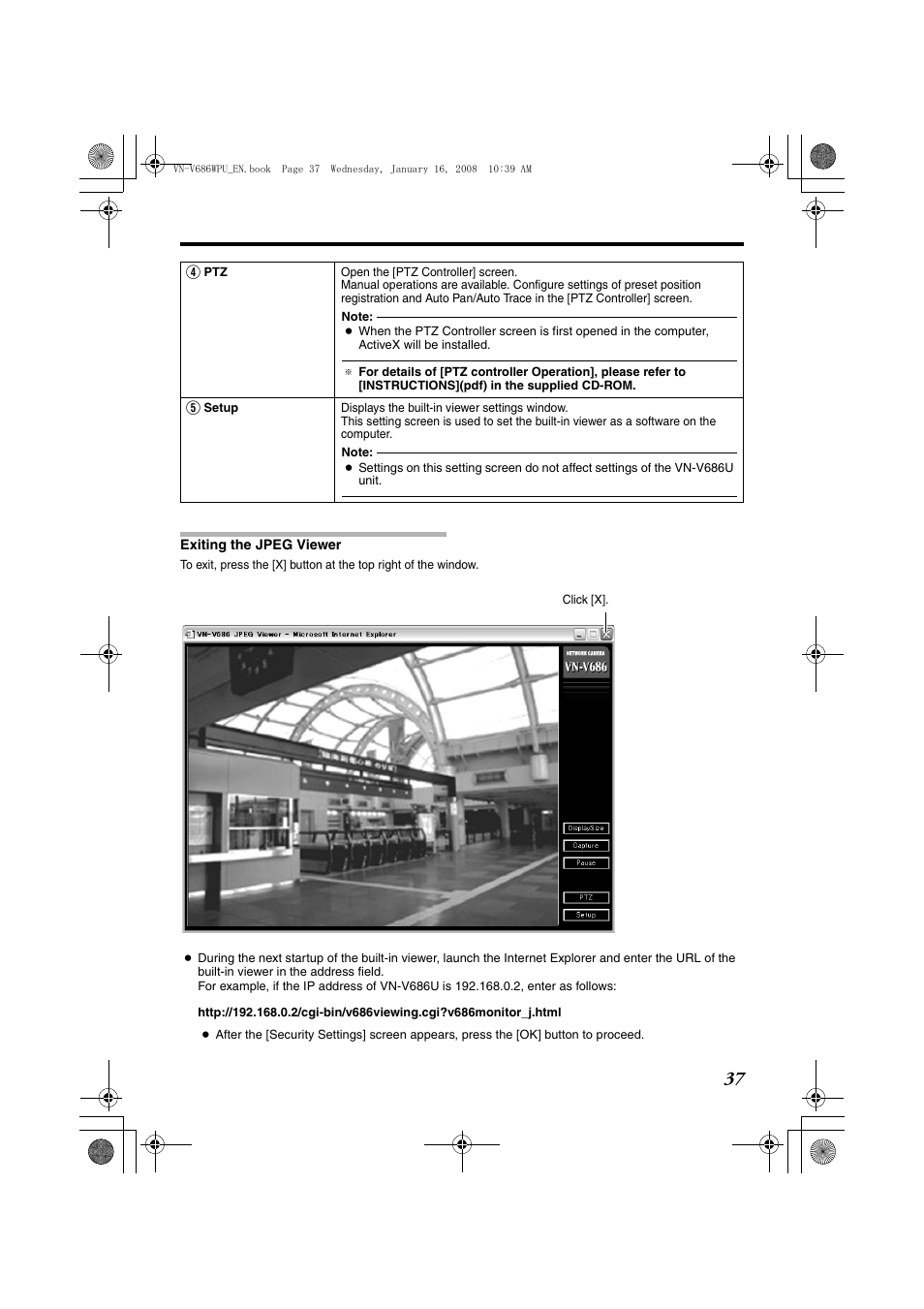 JVC VN-V686U User Manual | Page 37 / 44