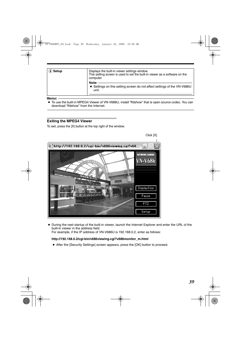 JVC VN-V686U User Manual | Page 39 / 44