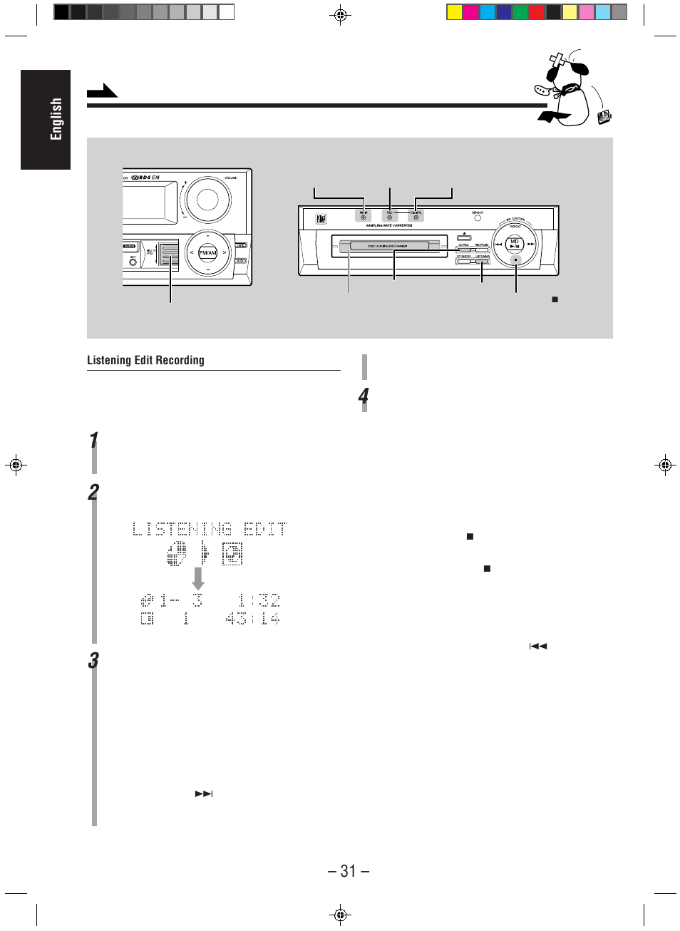 English | JVC CA-MD70R User Manual | Page 32 / 53