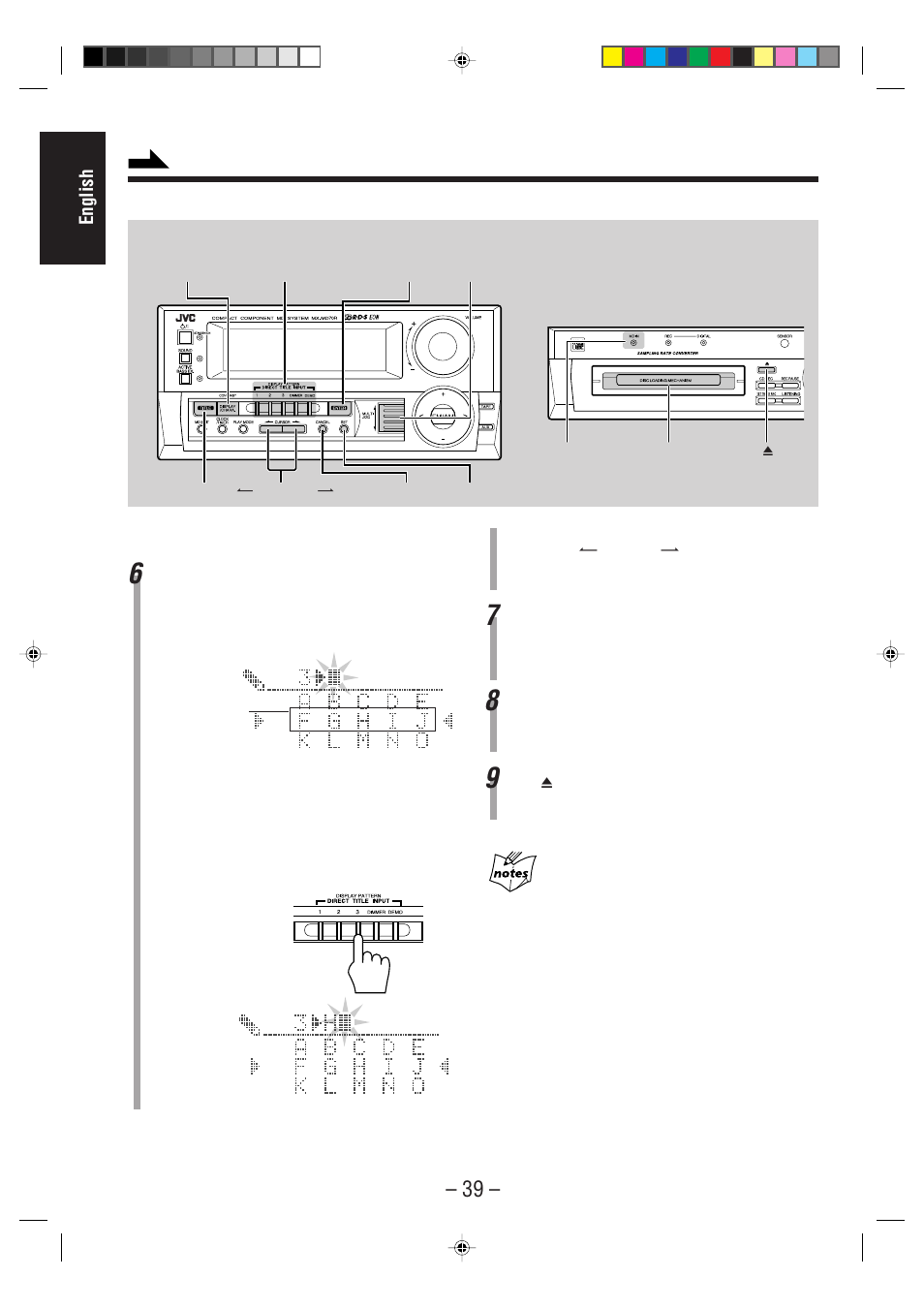 English | JVC CA-MD70R User Manual | Page 40 / 53