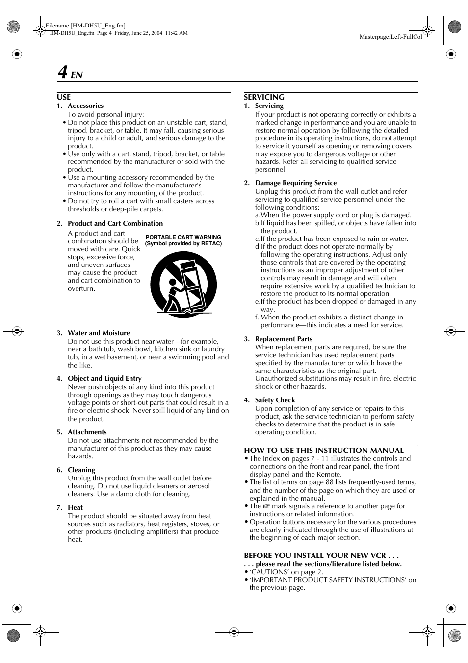 JVC D-VHS User Manual | Page 4 / 92
