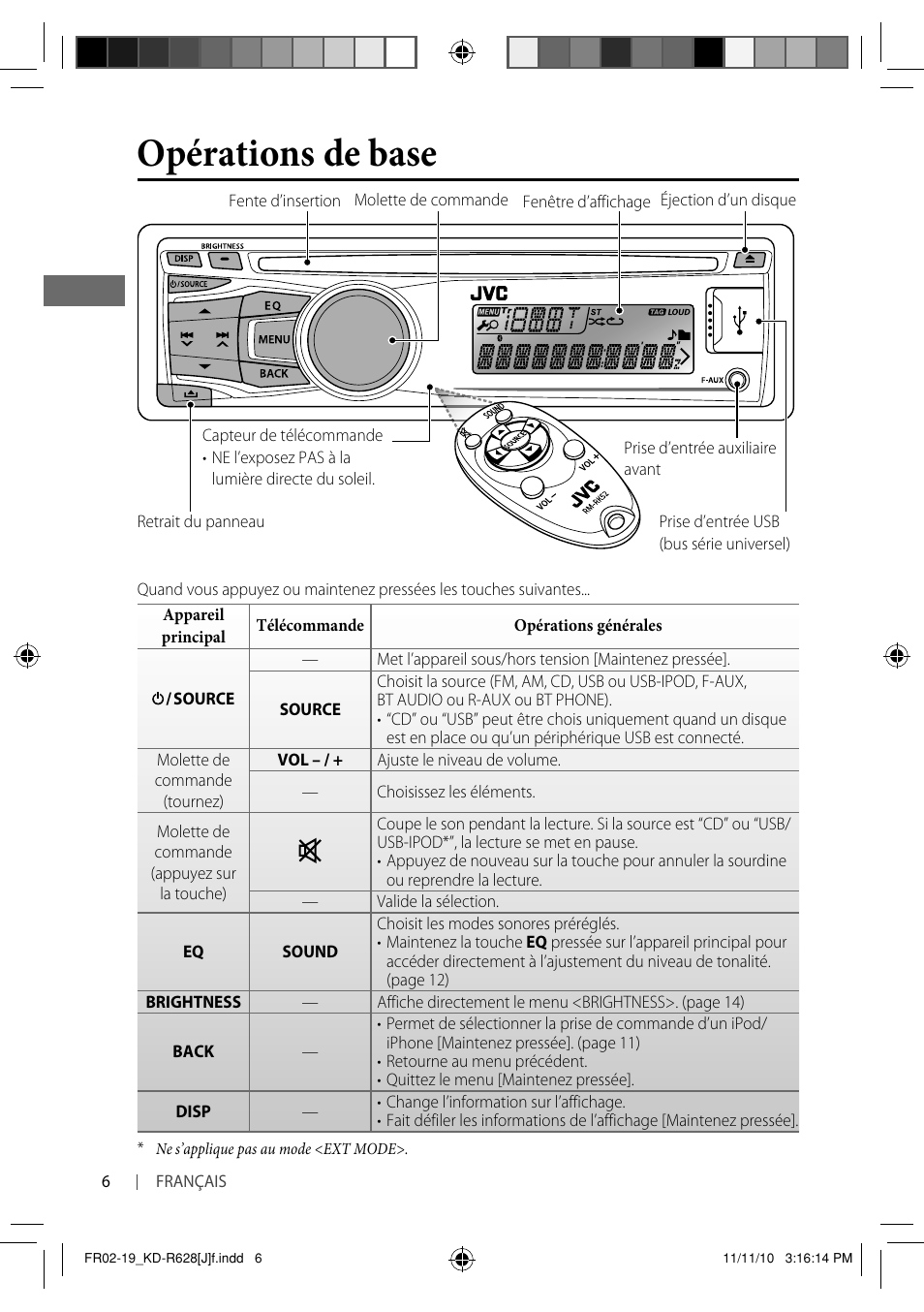 Opérations de base | JVC GET0735-001A User Manual | Page 42 / 55