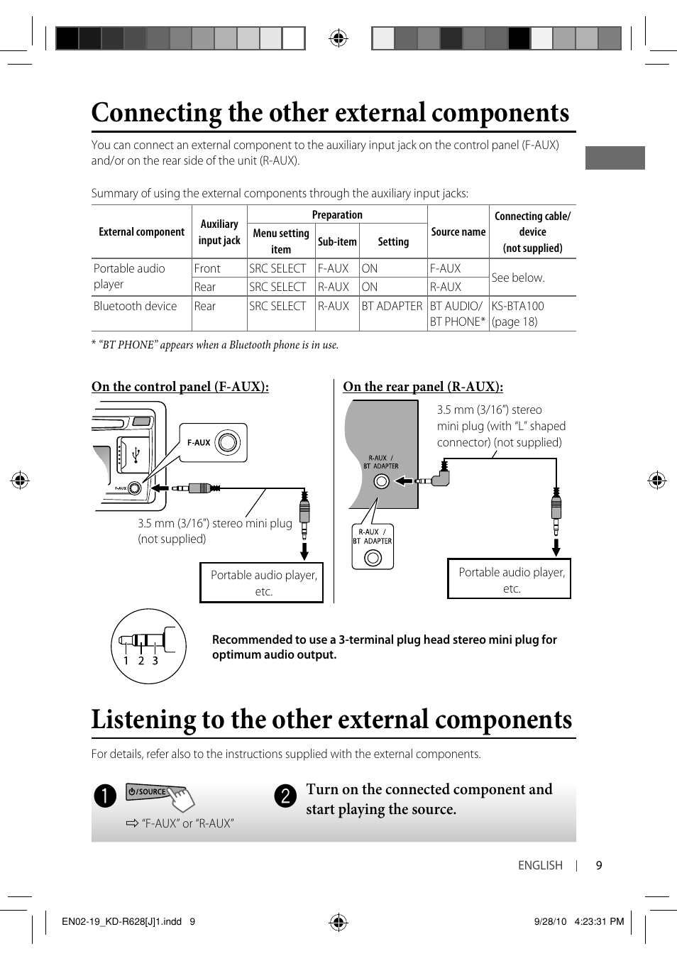 JVC GET0735-001A User Manual | Page 9 / 55