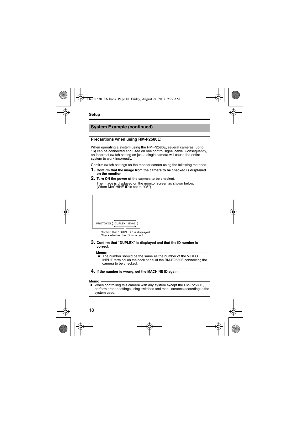 JVC TK-C1531EG User Manual | Page 18 / 70