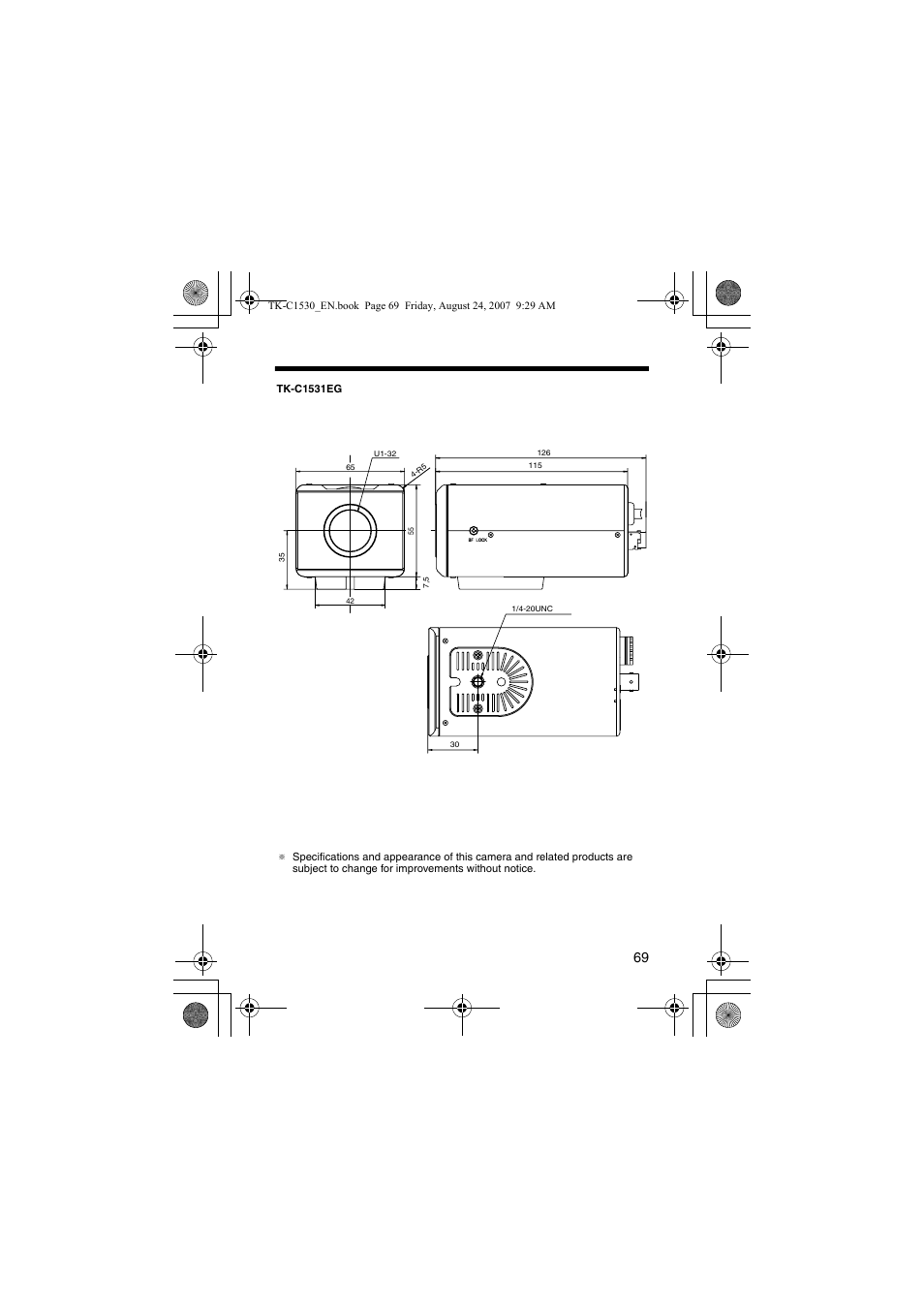 JVC TK-C1531EG User Manual | Page 69 / 70