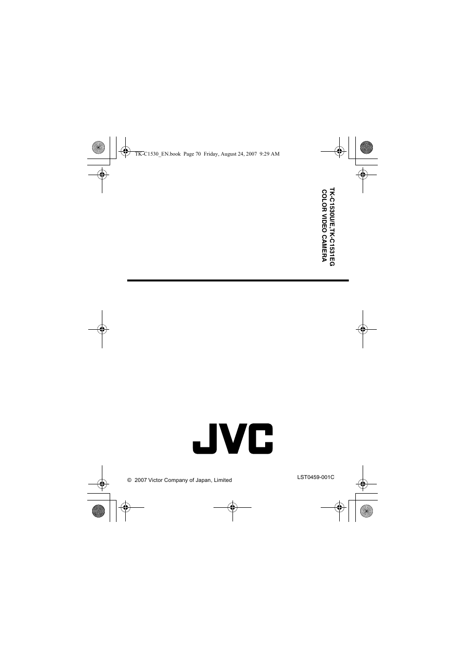 JVC TK-C1531EG User Manual | Page 70 / 70