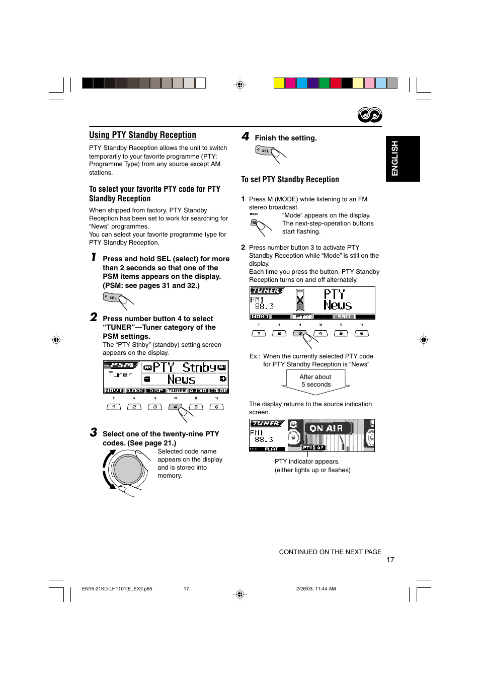 JVC KD-LH1101 User Manual | Page 17 / 62