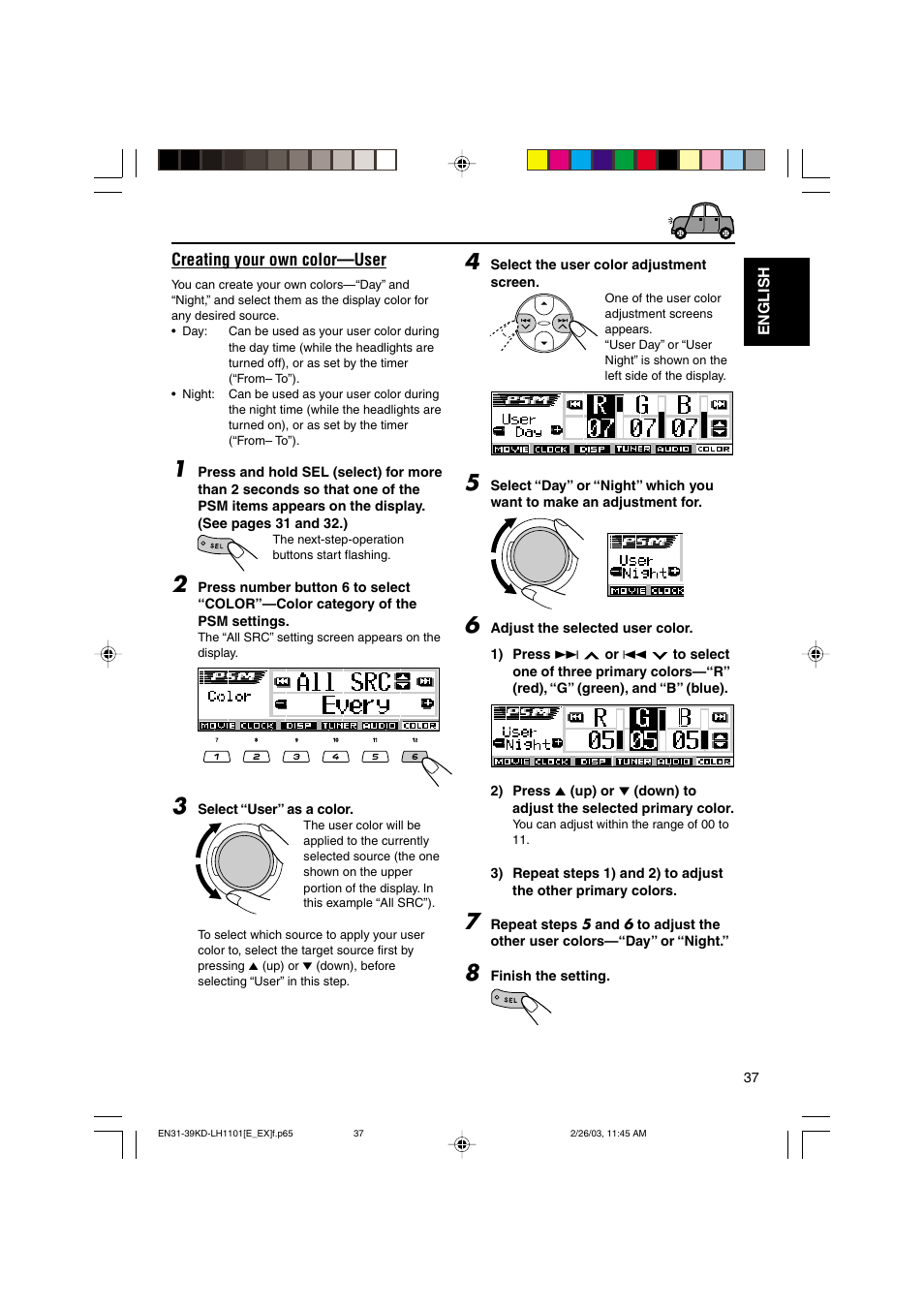 JVC KD-LH1101 User Manual | Page 37 / 62