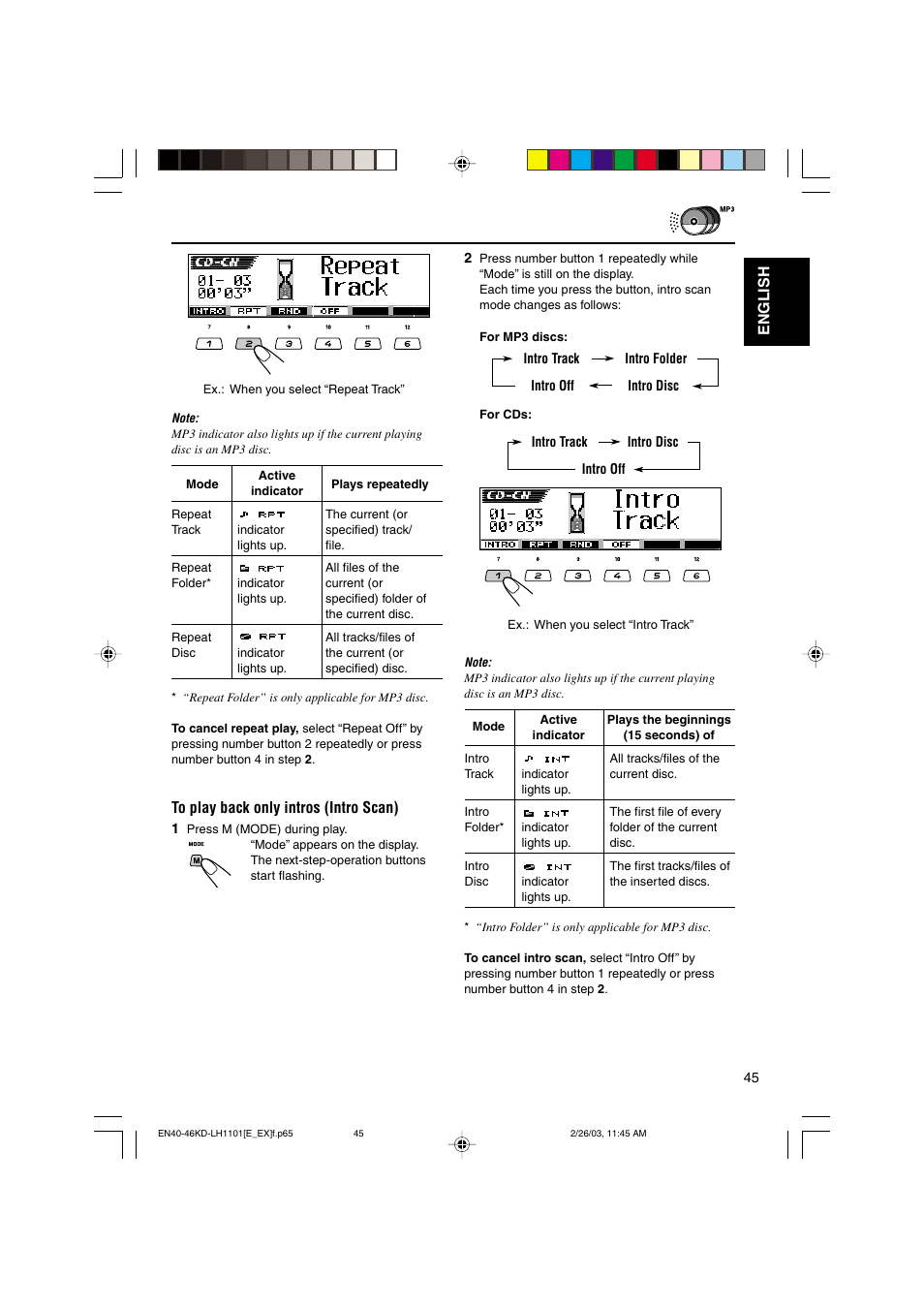 English | JVC KD-LH1101 User Manual | Page 45 / 62