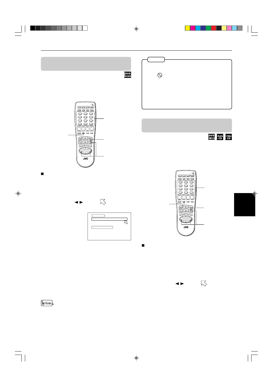Press play mode - cancel, Press enter, Use the numeric buttons (0 ~ 9) to enter the time | Advanced operations, During dvd video playback, The dvd play mode menu appears on the tv screen, Go to chapter = ” appears under the menu, The unit starts playback from the selected chapter, The play mode menu appears on the tv screen, Go to” appears under the menu | JVC XV-522SL User Manual | Page 25 / 52