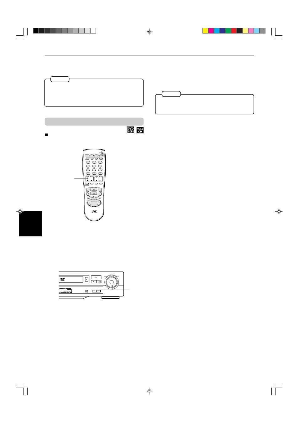 Press slow, Press pause, then use the shuttle knob, Advanced operations | During playback | JVC XV-522SL User Manual | Page 28 / 52