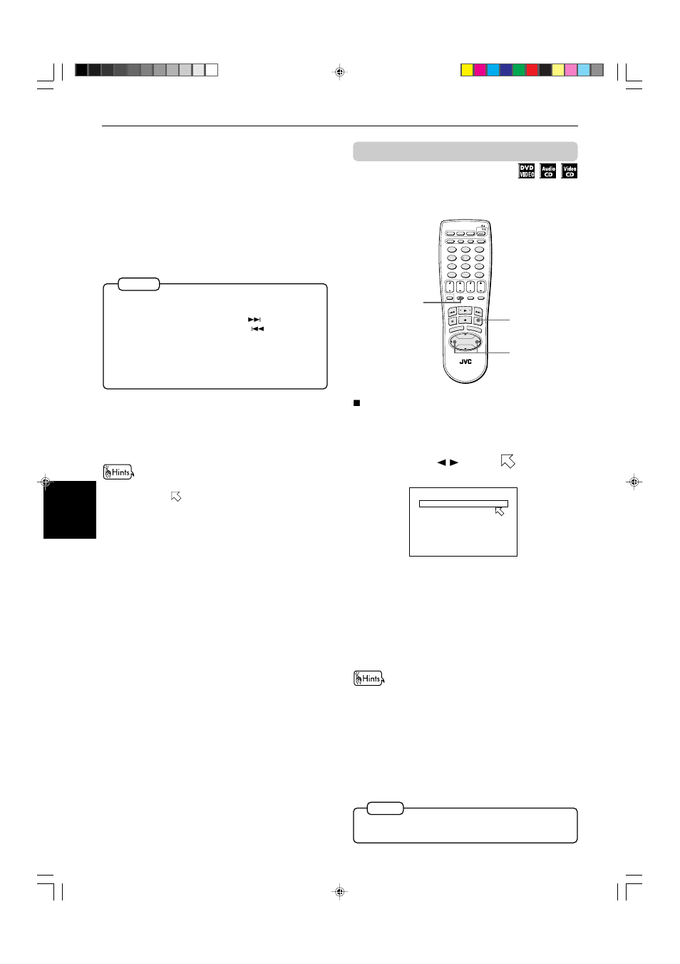 Press play mode - cancel, Use cursor 2/3 to move to [random, Press enter | Press play to start program play, Advanced operations, While stopped, The play mode menu appears on the tv screen | JVC XV-522SL User Manual | Page 30 / 52
