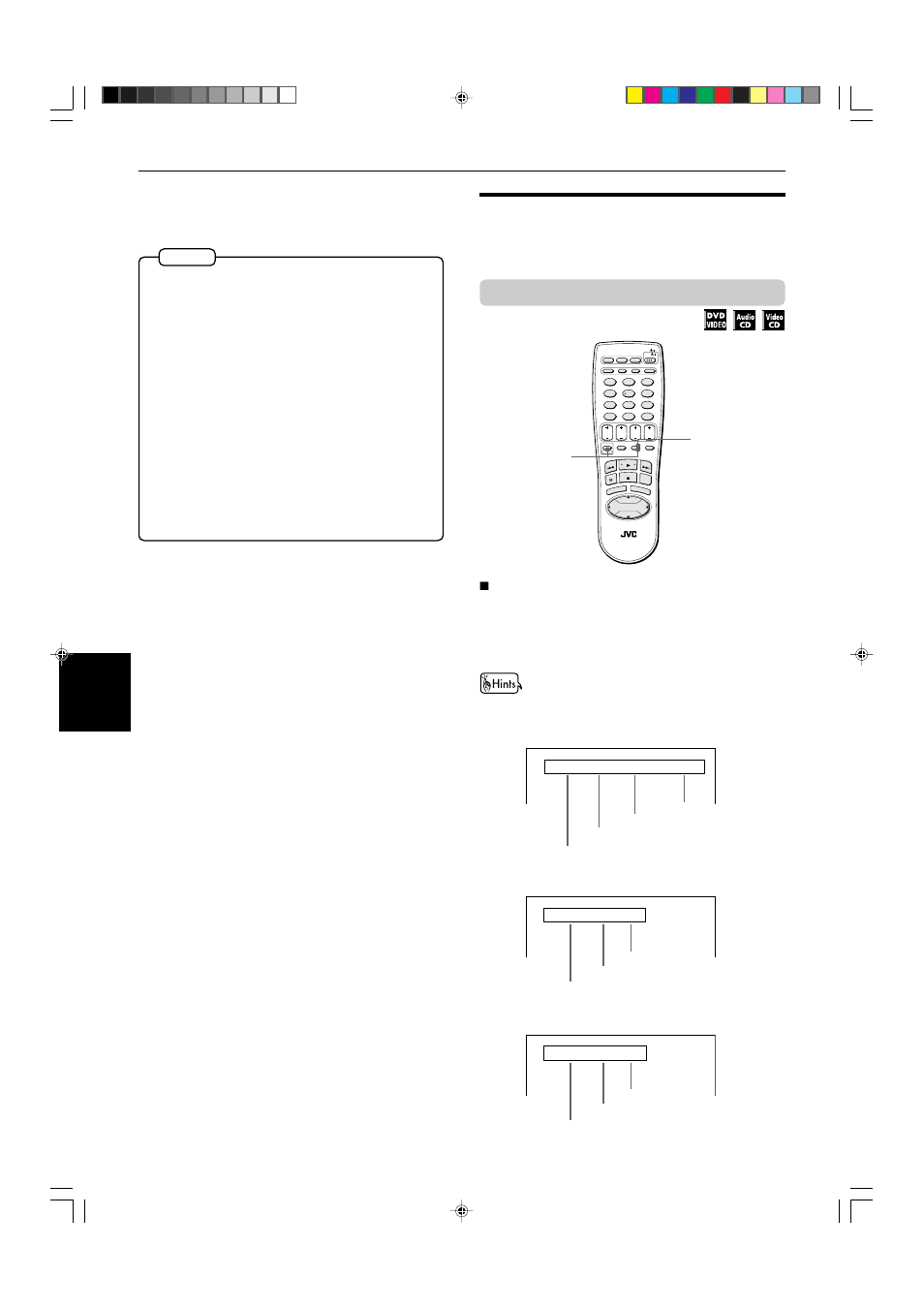 Checking the status, Advanced operations, During playback | The disc/time display appears on the tv screen, For video cd playing with pbc), For audio cd or video cd playing without pbc), For dvd video), 25 pbc | JVC XV-522SL User Manual | Page 36 / 52