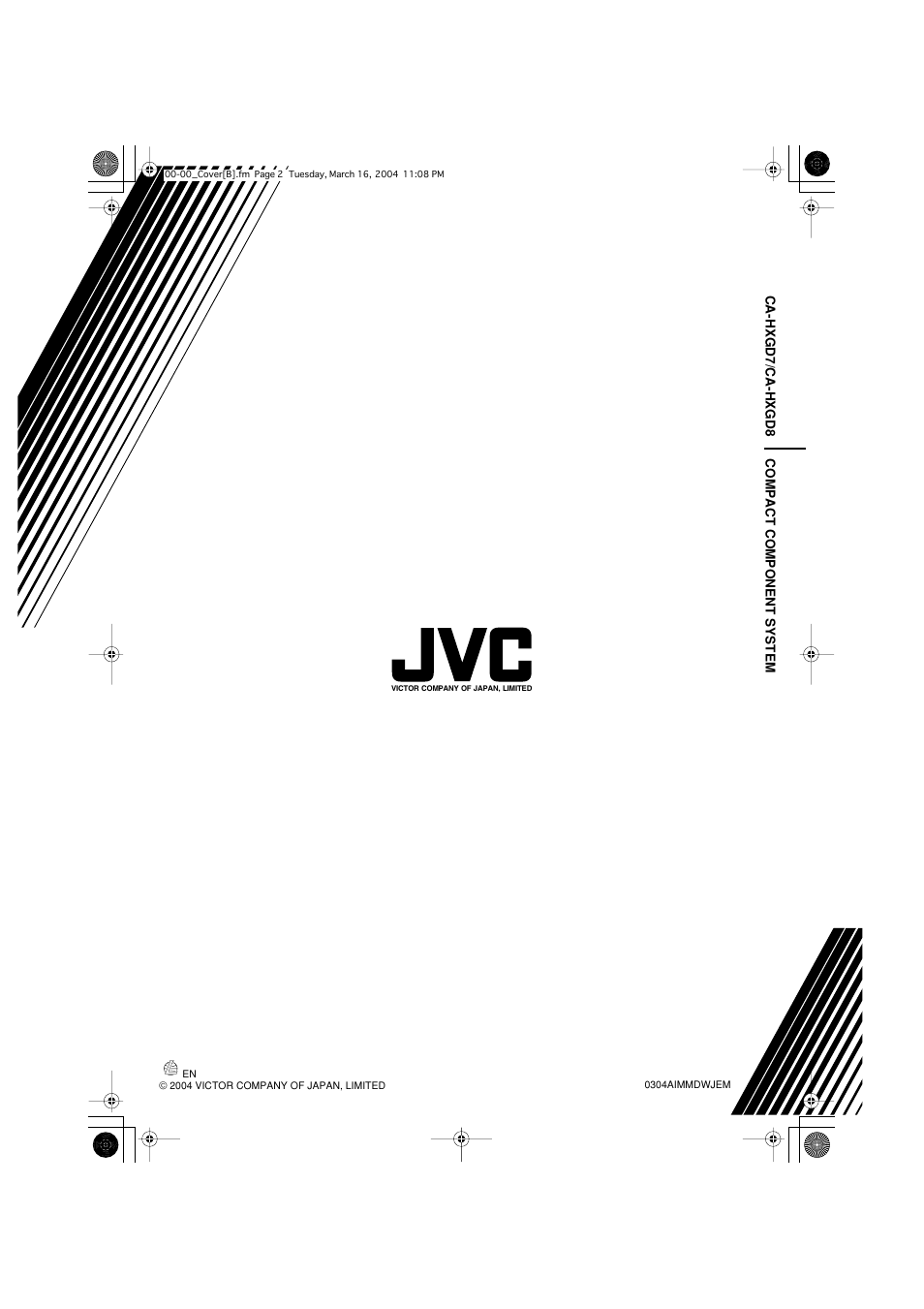 Back | JVC CA-HXGD8 User Manual | Page 60 / 60