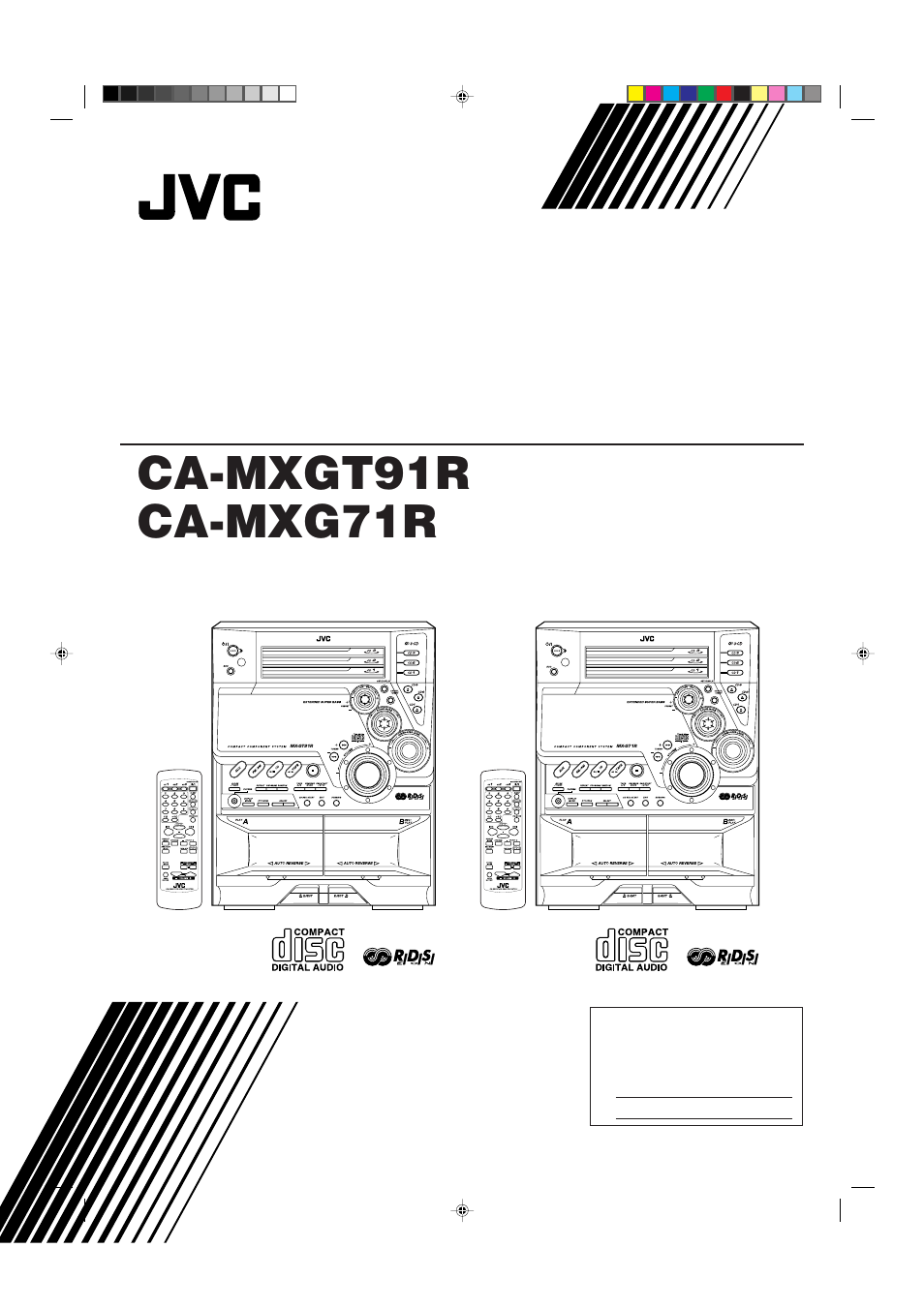 JVC CA-MXGT91R User Manual | 43 pages