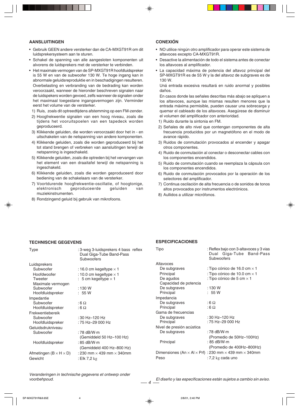 JVC CA-MXGT91R User Manual | Page 41 / 43