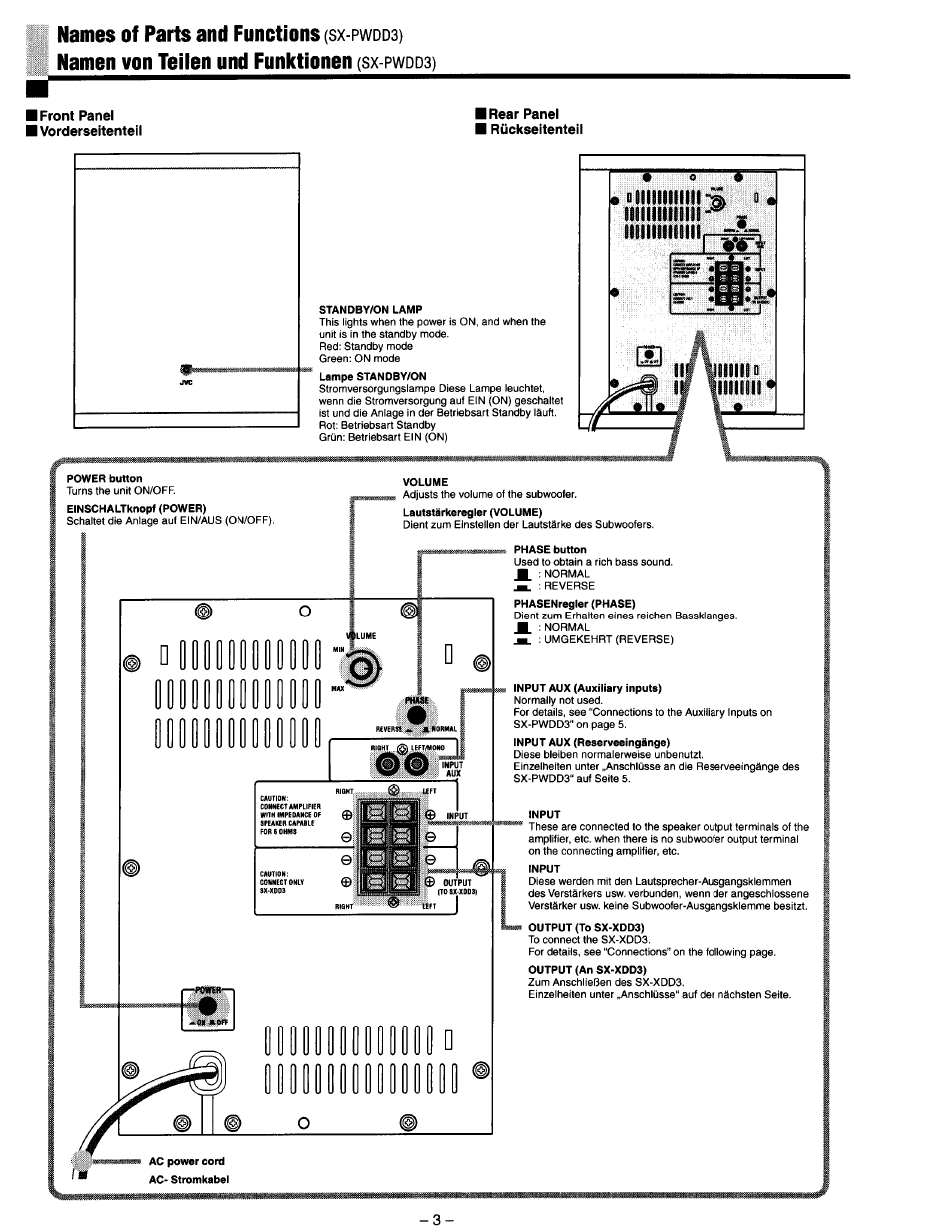 JVC SX-DD3 User Manual | Page 10 / 42