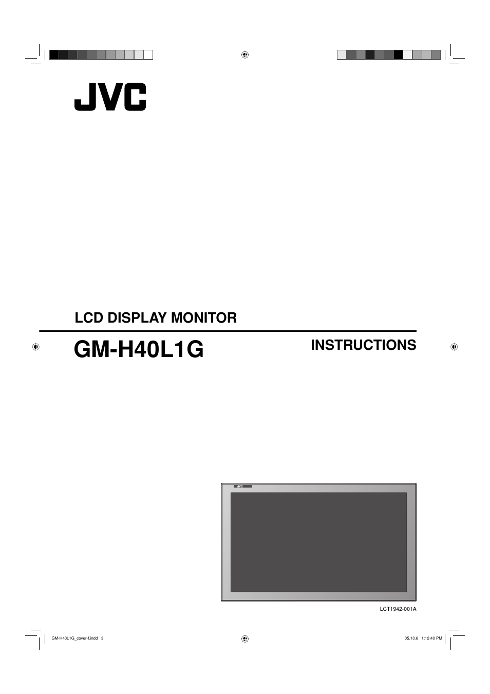 JVC GM-H40L1G User Manual | 40 pages