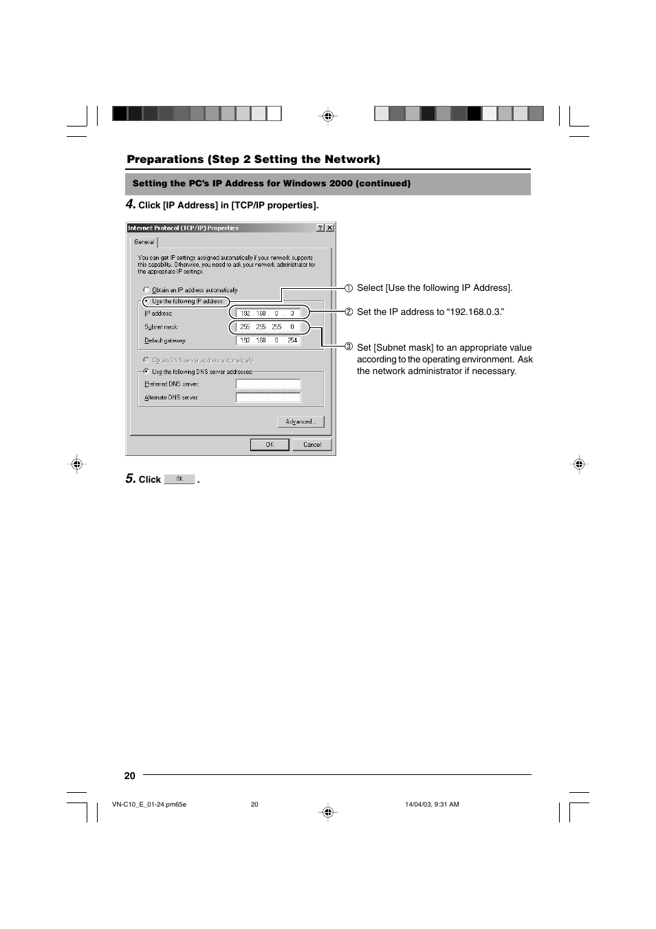 JVC VN-C10 User Manual | Page 20 / 32