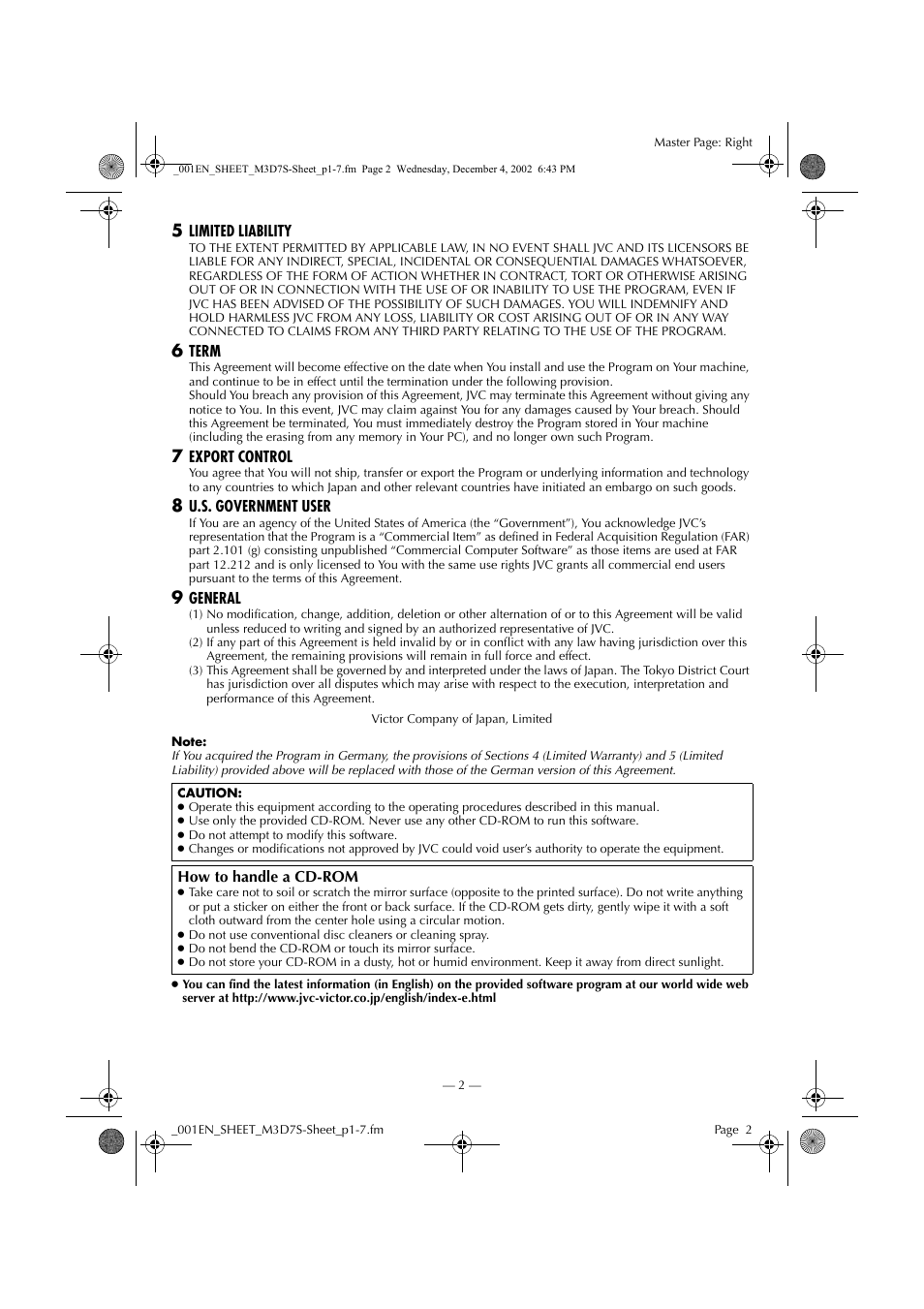 JVC LYT1085-001A User Manual | Page 2 / 16