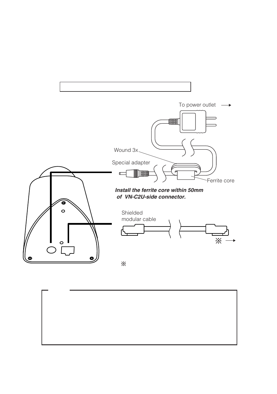 Connecting to a network | JVC VN-C2U User Manual | Page 10 / 30