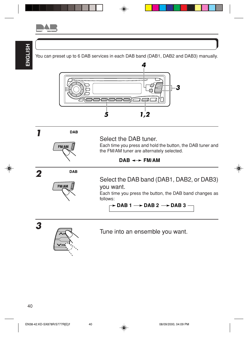 JVC FSUN3117-312 KD-S8R User Manual | Page 40 / 46