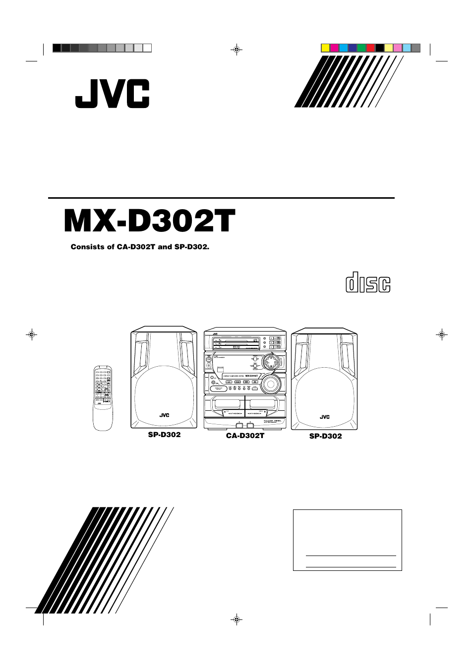 JVC MX-D302T User Manual | 32 pages