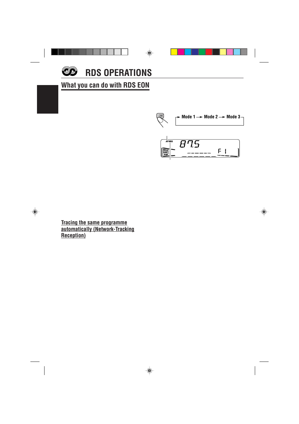 Rds operations, What you can do with rds eon | JVC KS-FX822R EN User Manual | Page 10 / 40