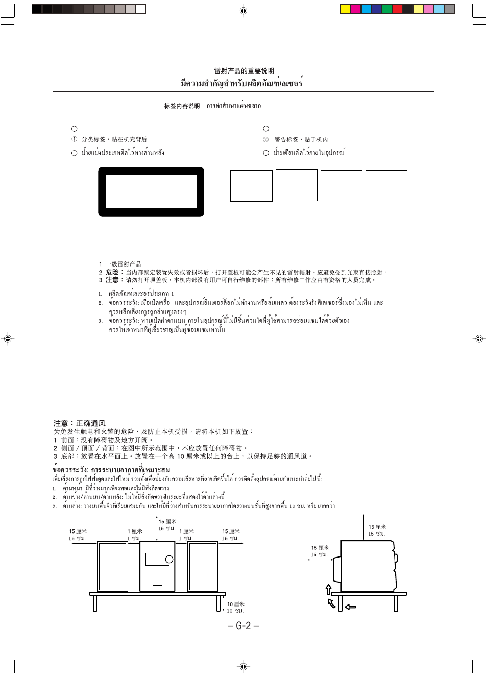 Important for laser products, À√—∫º≈‘µ¿—≥±п‡≈‡´х√п, Их§«√√–«—я: °“√√–∫“¬х“°“»∑’л‡а | Π“·ºëπ, ªè“¬·∫ëßª√–‡¿∑µ‘¥‰«и∑“я¥и“πа≈—я, ªè“¬‡µ◊хπµ‘¥‰«и¿“¬„πõÿª°√≥ï | JVC A-UXP38V User Manual | Page 3 / 30