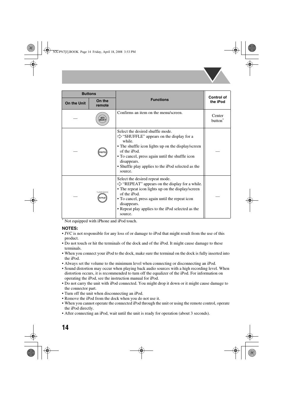 JVC NX-PN7 User Manual | Page 18 / 29